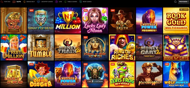 n1 casino games library